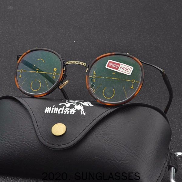 

2020 sunglasses transition pchromic reading glasses fashion round women/men lightweight presbyopic eyeglasses fml, White;black