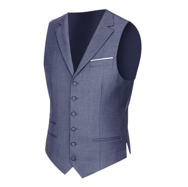 

xxl business leisure suits vest men fashion vest blazer spring autumn waistcoat mens dress vext boys slim suit vests 6xl, Black;white