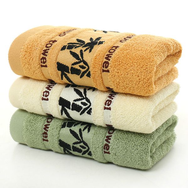 

towel home textile bamboo fiber ink forest wide pattern color quick-dry type face