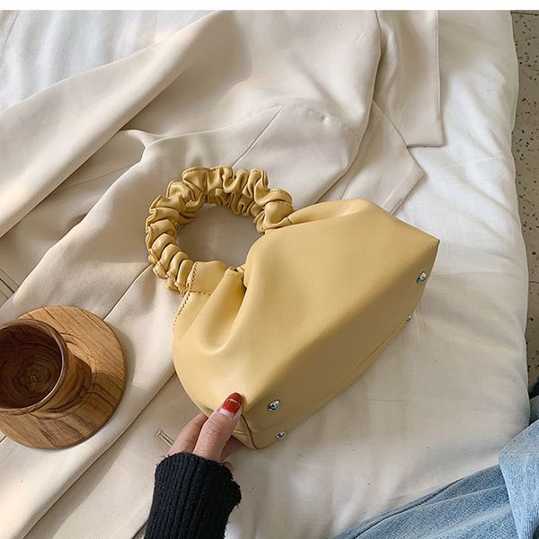 

cloud shaped pu leather crossbody bags for women small shoulder messenger bags female handbags and purses travel totes