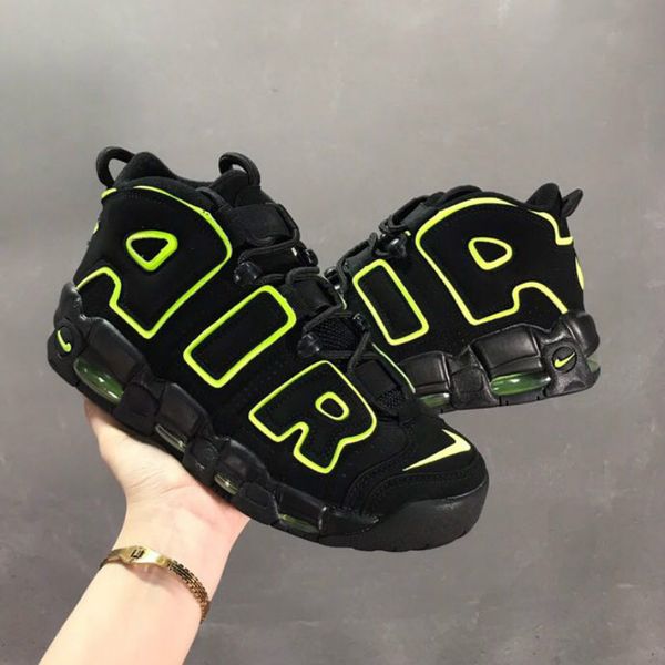 

01 2019 new 96 qs olympic varsity barrage mens running shoes 3m scottie pippen more uptempo chicago trainers sports sneakers, Black