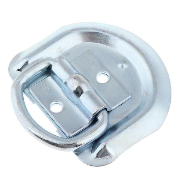 

d ring tie down anchor with recessed pan heavy duty for truck/flatbed silver