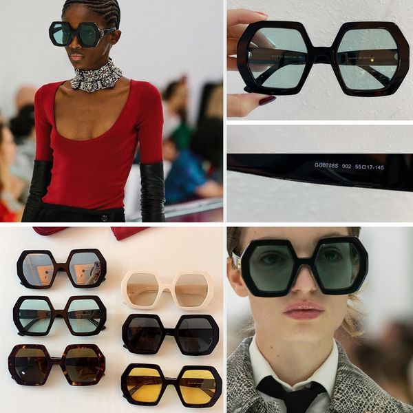 

дизайнер солнцезащитных очков он золотой тон металлический материал на висках имеет негабаритные переплетение логотип дизайн является более, White;black