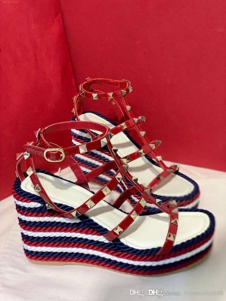 

new style on the market, women fashion shoes, genuine leather strap rivet sandals, comfortable daily style, size 35-39, Black