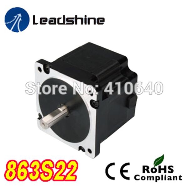 

genuine leadshine 863s22 3 phase hybrid stepper motor with 2.3 n.m 5 a length 71 mm shaft 12 mm