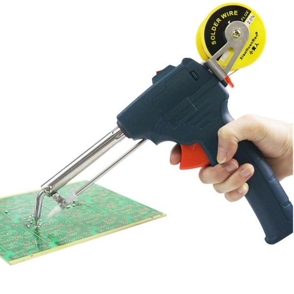 

220v ac 60w temperature solder gun iron auto welding electric soldering tools kit