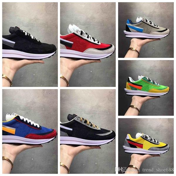 

2019newest дизайнер sacai ldv вафельного varsity синего зеленый gusto черного varsity спортивная обувь для мужчин женщина гонщик рассвет спо