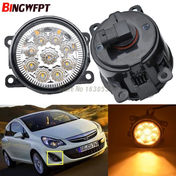 

2x car exterior accessories h11 90mm led fog lamps white yellow for coa d hatchback 2006-2011