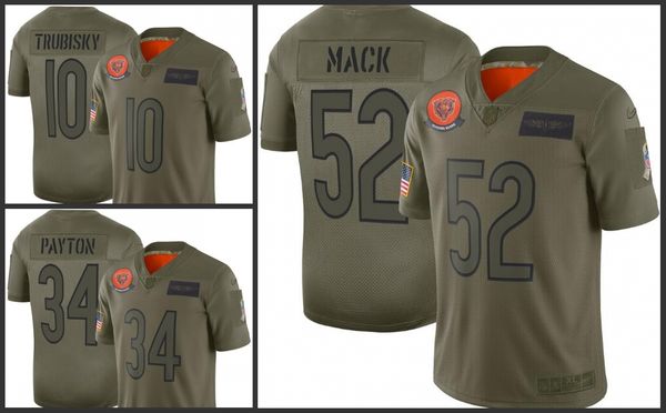 

Chicago men bear jer ey 52 khalil mack 10 mitchell trubi ky 34 walter payton camo 2019 alute to ervice retired limited youth jer ey