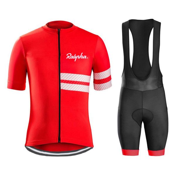 

rapha cycling jersey men's style short sleeves cycling clothing sportswear outdoor mtb ropa ciclismo bike clothing, Black;red