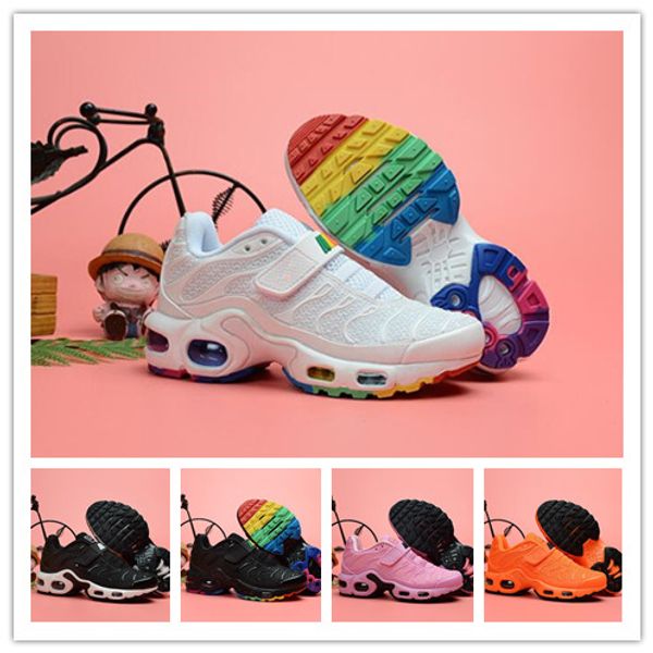 

Оригинальные 2019 детские кроссовки Tn Mercurial Designer Дети мальчики девочки TNs Баскетбол