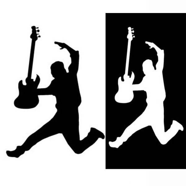 

1pc car styling rock music guitar vinyl fashion sticker decal