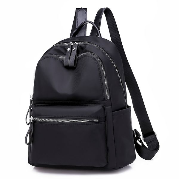 

women backpack casual rucksack oxford school shoulder bag waterproof backpacks for teenage girls black student back pack mochila t200102