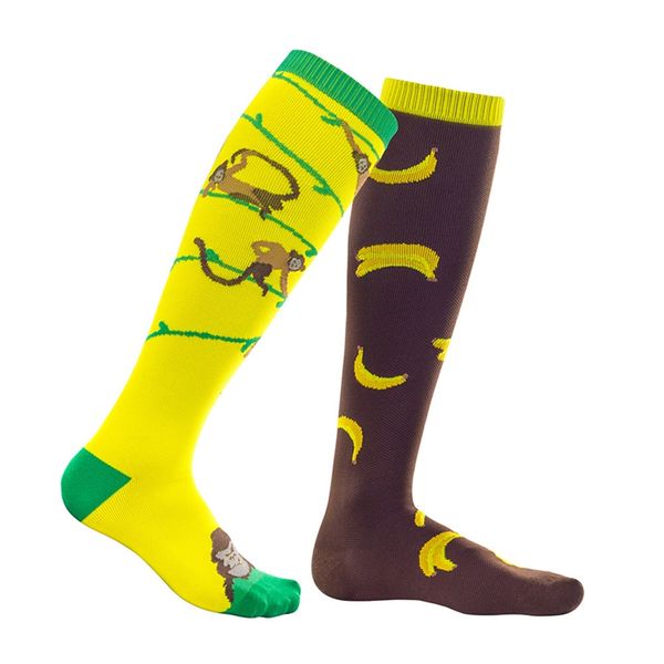 

compression socks running socks marathon men and women outdoor riding, Black