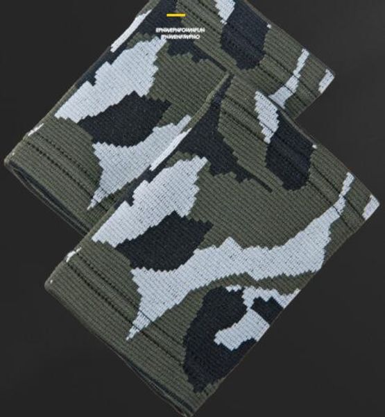 

fitness camouflage nylon knitting sports warm breathable fourway elastic jacquard wrist guard military fans sports protective equipment, Black;red