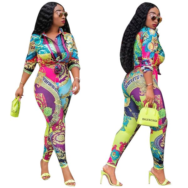 

brand women tracksuits flower printed ver g letters printed suits jackets pants sets, White