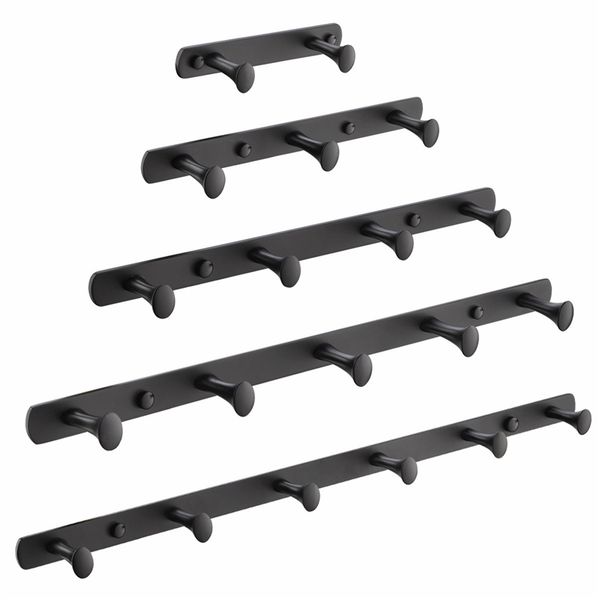 

robe hooks black wall hook sus 304 stainless steel clothes hanger brushed gold towel coat door bathroom accessories
