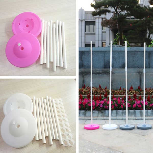 

2 sets 150cm balloon column base stick plastic poles balloon arch wedding event party supplies garden decorations