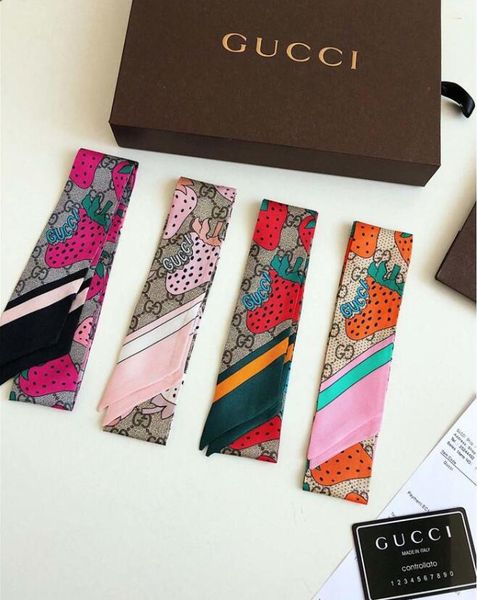 

3356 new handbag print silk scarf women headscarf small bag ribbon fashion hairstyle fashion handbag silk scarf, Red;brown