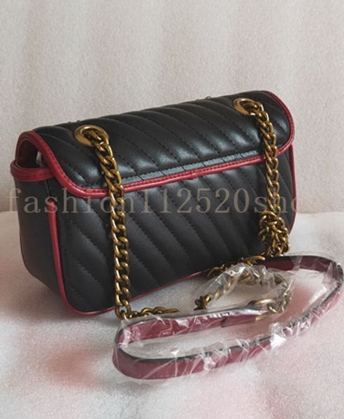 

2020 моды новый дизайнер мешок плеча европы и высокое качество 22см женщин сумка марка сумочку 7725-a #