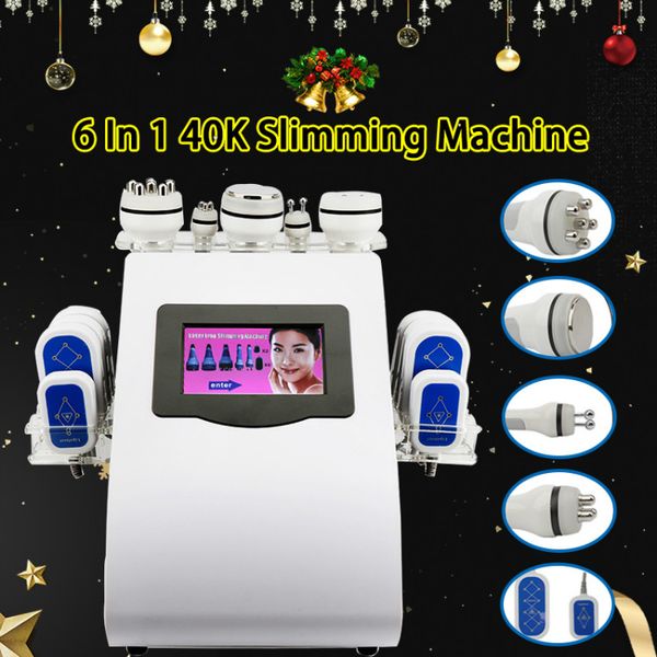 

in stock 40k ultrasonic liposuction cavitation 8 pads lllt lipo laser slimming machine vacuum rf skin care salon spa equipment