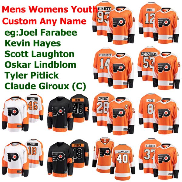 

philadelphia flyers jerseys corban knightÂ jersey michael raffl robert hagg michal neuvirth samuel morin ice hockey jerseys custom stitched, Black;red