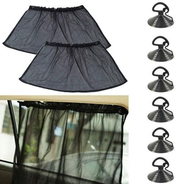 

sekinew helpful 2pcs car windshield sunshade shield visor uv protection block curtains car curtains