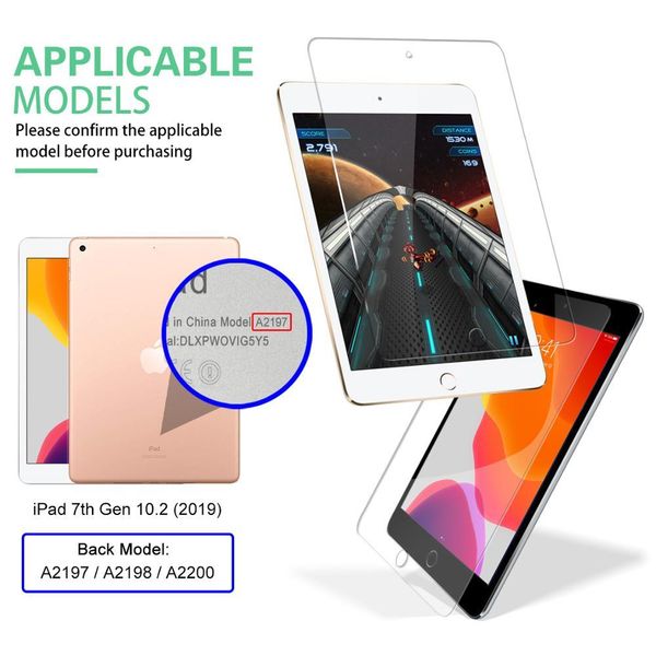 

tempered glass protective film for ipad 10.2 screen protector glass apple ipad 7th generation screen film aipad protection tina