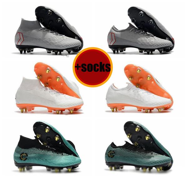 

football boots mercurial cr7 superfly v sx neymar fg new soccer shoes high mens soccer cleats cristiano ronaldo 2018 sale