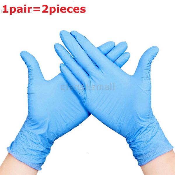 

protective disposable hands industrial set garden kitchen 100pcs restaurant cleaning latex nitrile gloves fv68 qa