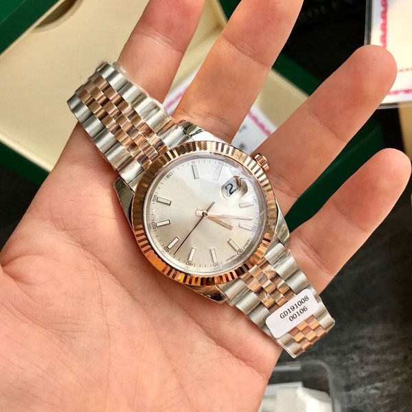 

men watches eta-2824 automatic movement cerachrom 41mm men 100m waterproof wristwatches sapphire crystal men watches, Slivery;brown