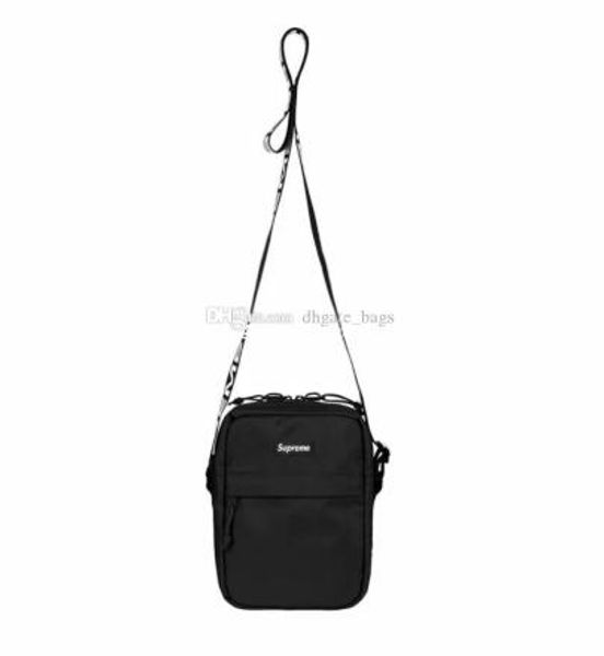 

2019 sup 44th pack chest fanny pack brand fashion waist bag men canvas hip-hop belt men messenger bags 18ss small shoulder bag