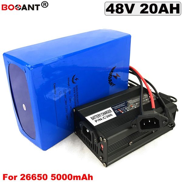 

rechargeable electric bicycle lithium battery 48v 20ah for bafang bbshd 350w 500w 1000w motor e-bike battery 48v +5a charger