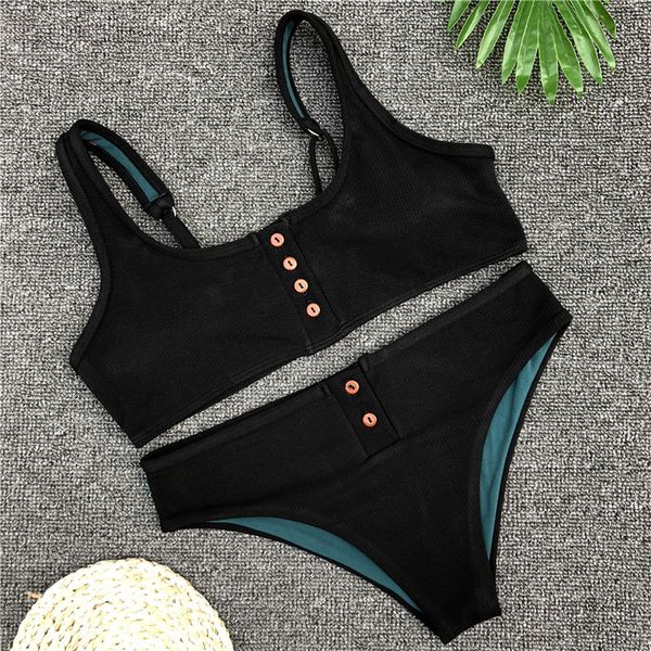 

бикини высокой талией бикини для женщин высокого качества нового mid талии sexy swimsuit женщины купальники проложенный пляжная купальники б, White;black