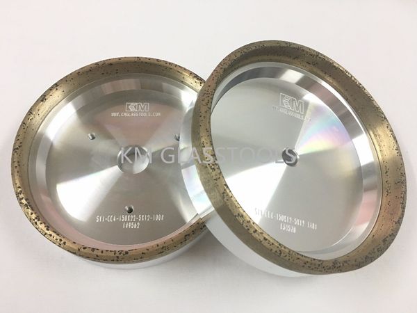 

км высокое качество!колесо чашки диаманта(непрерывное)150xd-5x12mm для стеклянной скашивая машины.с11-ст4