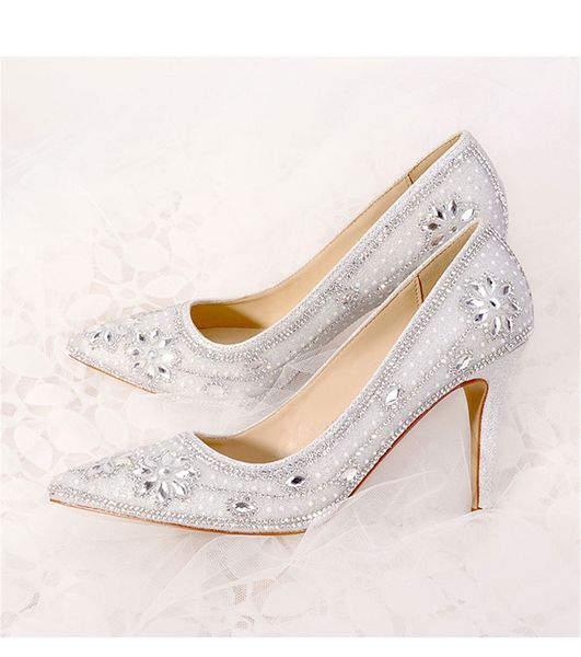 Downton Handmade Crystals Wedding Shoes Bridal Shoe Bridesmaid