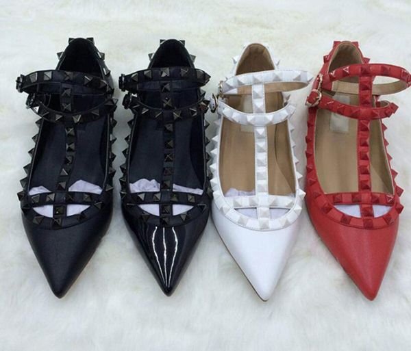 

продажа! натуральная кожа v шпилька балетки синий синий обнаженный красный люкс дизайнер взлетно-посадочной полосы классическая мода женщины имеют оригинальный логотип оригинальный бо