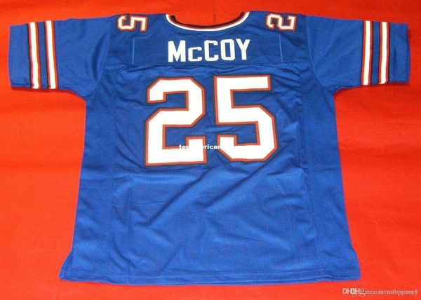 

retro #25 lesean mccoy custom mitchell & ness jersey bule mens stitching s-5xl,6xl football jerseys running, Black;blue
