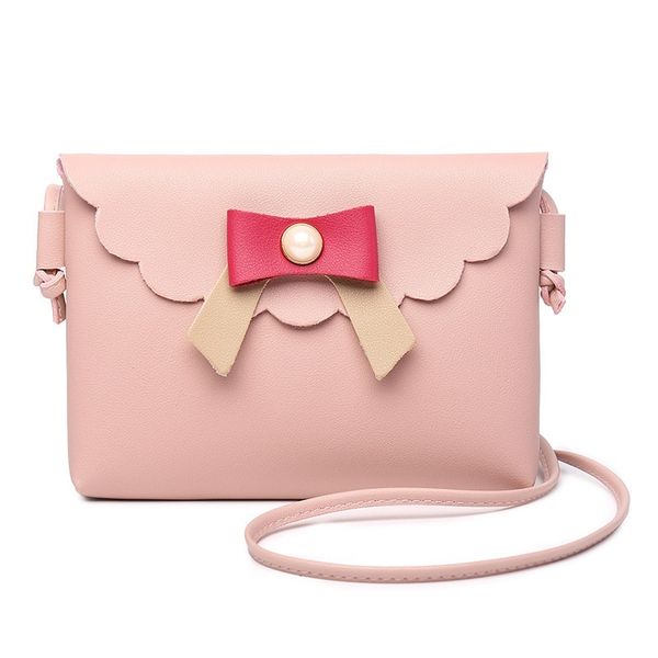 

women's bag 2020 spring color contrast new ladies purse sweet lady bowknot cover type shoulder mobile phone bag