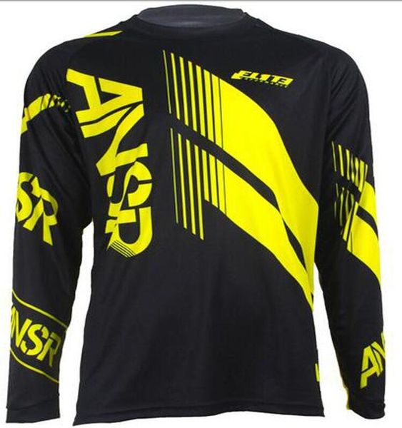 

cycling 2019 new ansr cycling downhill jersey long sleeve bike motorcycle motocross clothing crossmax t