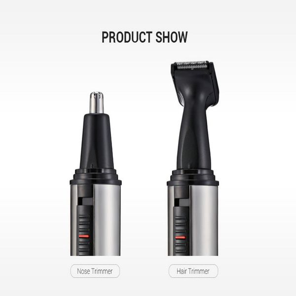 

kemei +726 2 в 1rechargeable носа триммер лицо тример для мужчин бороды miglior rifinitore за orecchie е носа 2018 hairclippersshop zmnjw