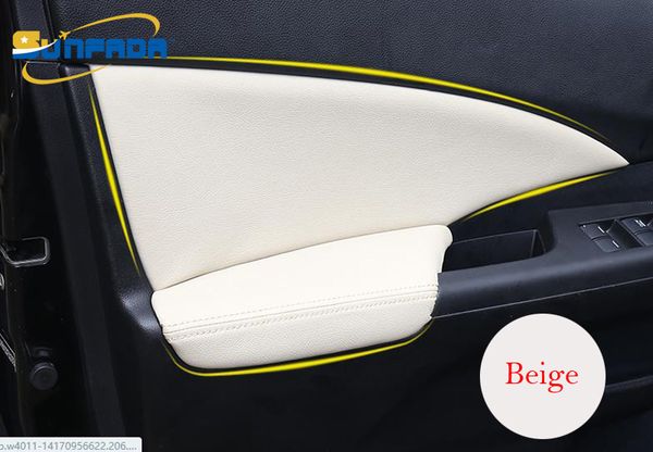 

sunfada microfiber leather inner door panel/armrest protective case car-covers for crv 2015 2016 car styling