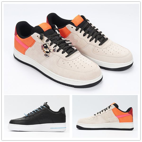 

2020 новый принудительный 1 низкий кроссовки для мужчин женщины серый оранжевый черный синий кроссовки мода спорт кроссовки дизайнерская обу