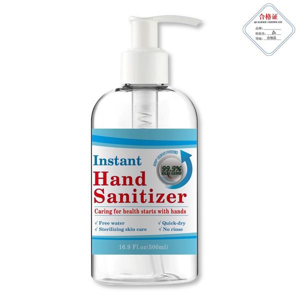 

500 мл дезинфицирующий гель для рук антибактериальный увлажняющий жидкий одноразовый нет чистого безводного антибактериального геля для рук