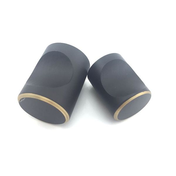 2019 Black Kitchen Cabinet Knobs Solid Brass Modern Furniture Drawer Handles Pulls Single Hole Dresser Knobs Cupboard Door Handle New Designs From