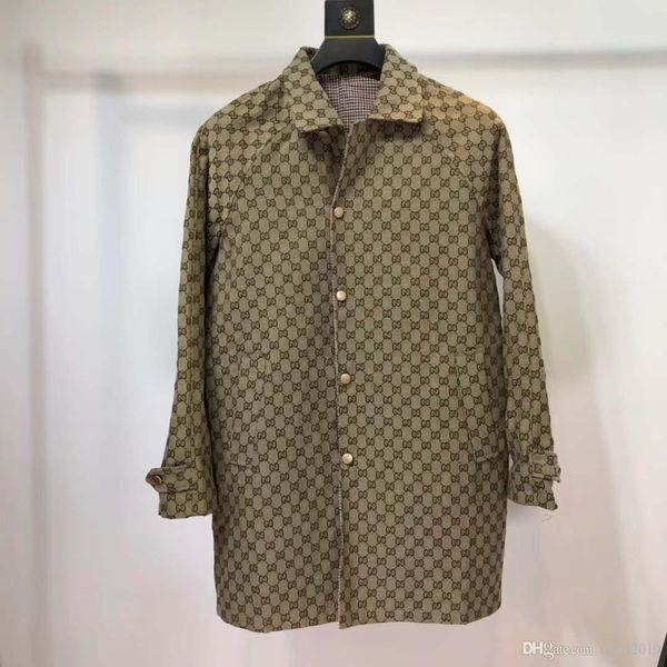

2019 late t hip hop arti t fa hion trench coat waterproof raincoat jacket black men and women 991, Black;brown