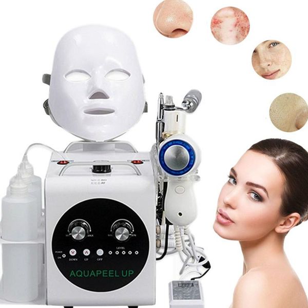 

5 in 1 small bubble facial cleansing facial cleaning beauty machine facial machine micro current device household small bubble, Black;white