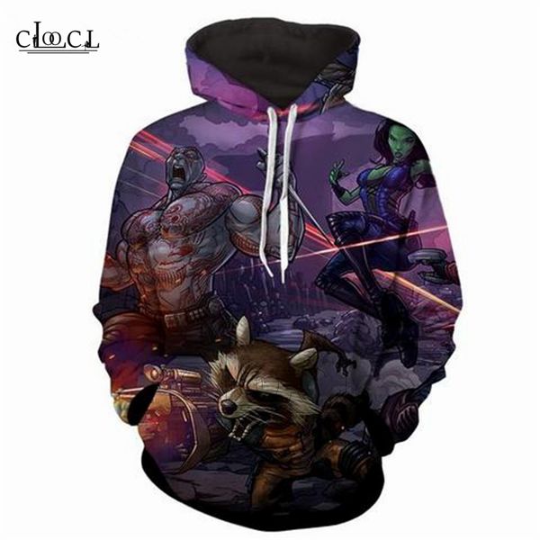 

movie guardians of the galaxy 3d printed new fashion men women hoodie b120, Black