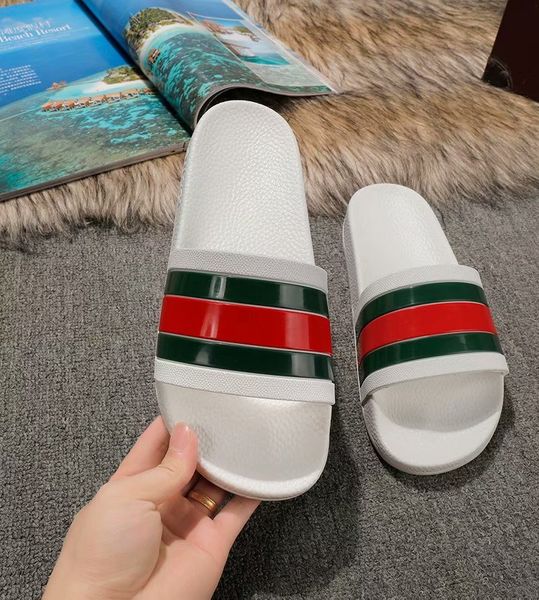

2019 Мужчины Женщины сандалии дизайнер обувь роскошные слайд летняя мода широкий п