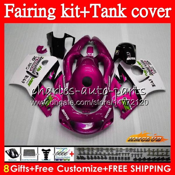 

кђзов + бак дл suzuki srad gsxr750 1996 1997 1998 1999 2000 64no.85 Ѭозового белого gsx r750 r600 gsxr 600 750 gsxr600 96 97